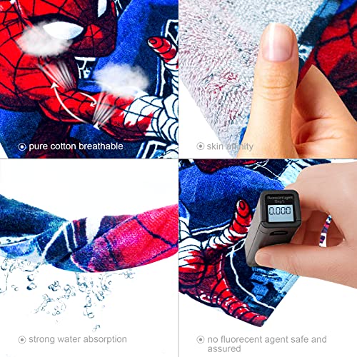 30 X 30Cm Unisex One Size Spiderman Cotton Towel Avengers Cartoon Face Cloth Towel #TOP5