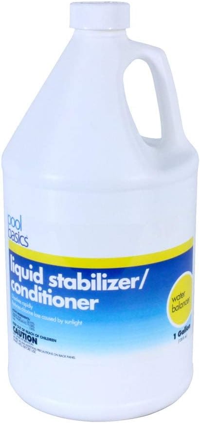 Pool Basics Liquid Stabilizer/Conditioner 128 Oz. Bottle