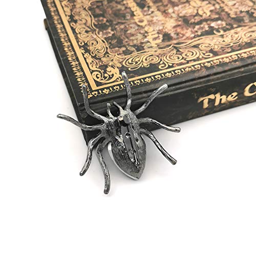 Image of YOQUCOL Halloween Spider Shape Brooch Pins for Women Girls Gift