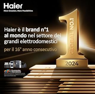 Haier I-Pro Serie 5 Asciugatrice 11 Kg, Libera Installazione, Carica Frontale, Classe C, 11 programmi, Partenza Programmabile, Vapore, AxLxP 85x59,6x65 Bianca - HD110-A3959E-IT