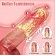 22cm Klassische Dildo für Frauen,10 Vibrationen 7 SchubmaBnahmen,42 ℃ beheizbarer Vibratoren, Vibrator Groß Anal Dildos Penis G-Punkt Vibratoren mit Saugnapf Sexspielzeug Eichel für Frauen