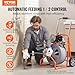 VEVOR Drain Cleaner Machine 100FT x 1/2 Inch, Auto Feed Sewer Snake Drain Auger on Wheels, Portable Drain Cleaning Machine with 8 Cutters & Air-activated Foot Switch for 2