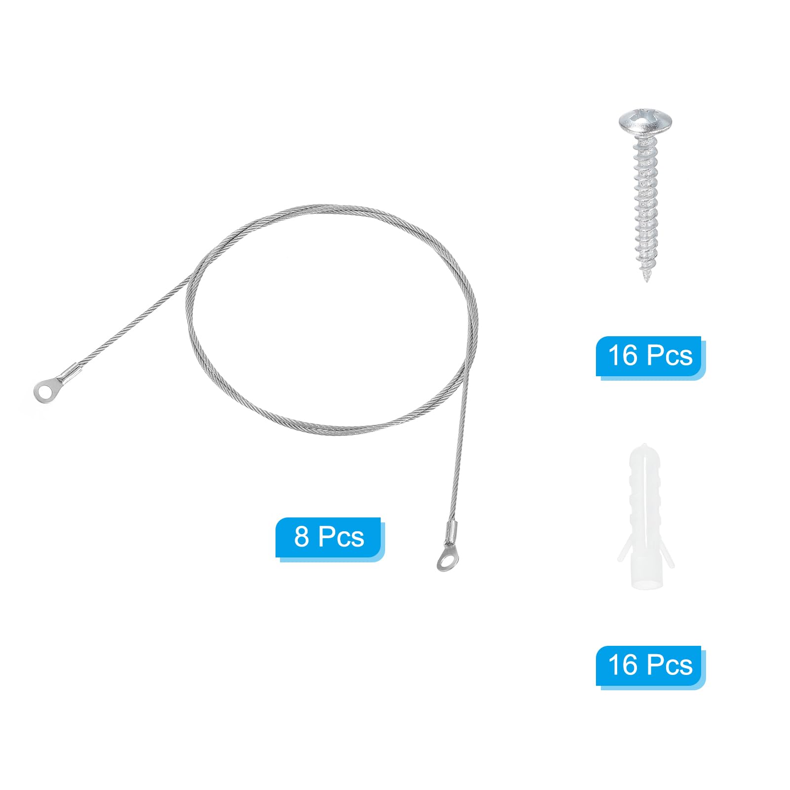 PATIKIL Cabinet Door Restraint Kit 2mm x 100cm - Image 3