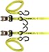 Produktbild Motorrad Ratsche Spanngurte mit Schlaufe Weich. 2 pack mit 14 ft, Super Starke 3300 BS eingeklinkt. Haken Sie in Platz zu Lock. Ideal bei, ATV 's, Motorräder, Rasenmäher, Quad oder Schmutz Fahrräder