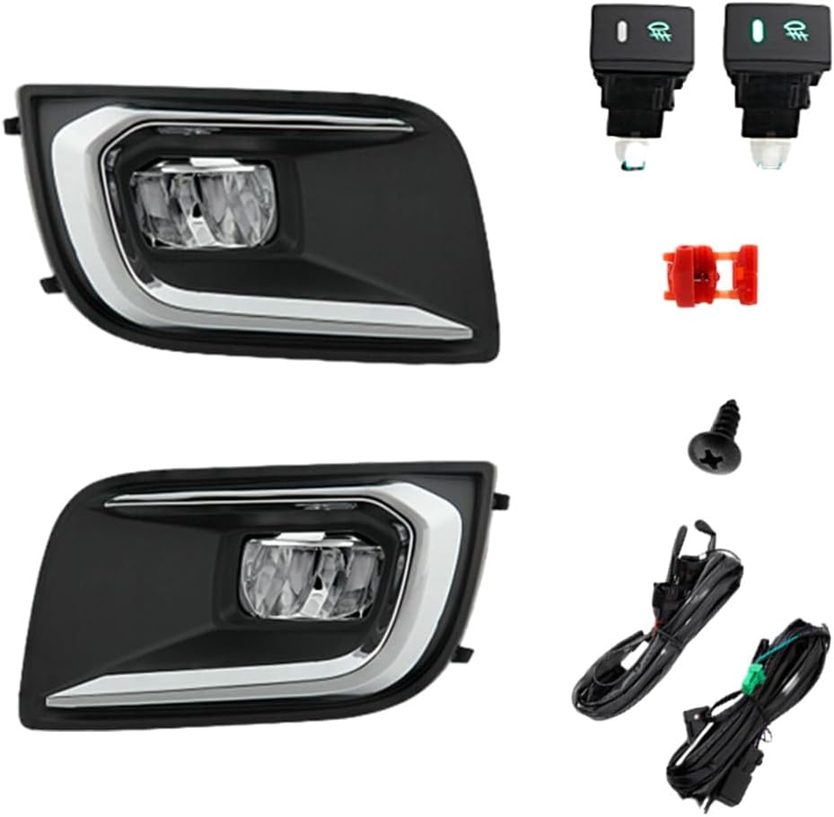 Fog Light, Replace TO2592140, TO2593140, TO1038219, Compatible with Toyota Sequoia 2018-2020, 2 pcs