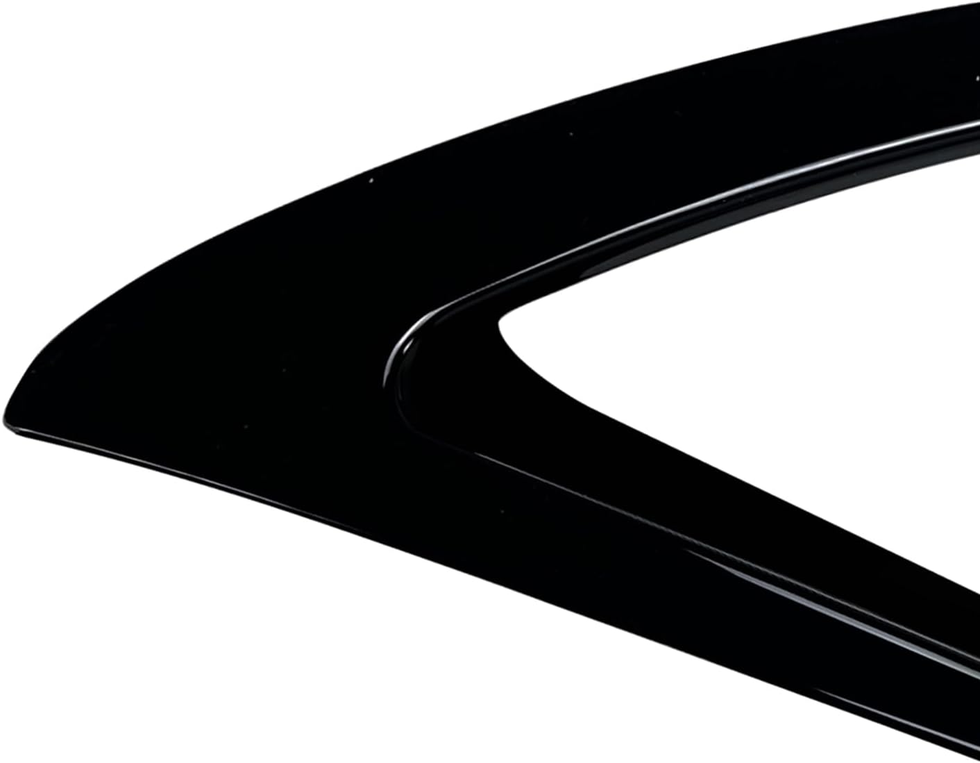 Car Front Bumper Side Air Vent Trim Cover For Mazda MX-5 ND Miata 2016-2025 Gloss Black Carbon Look