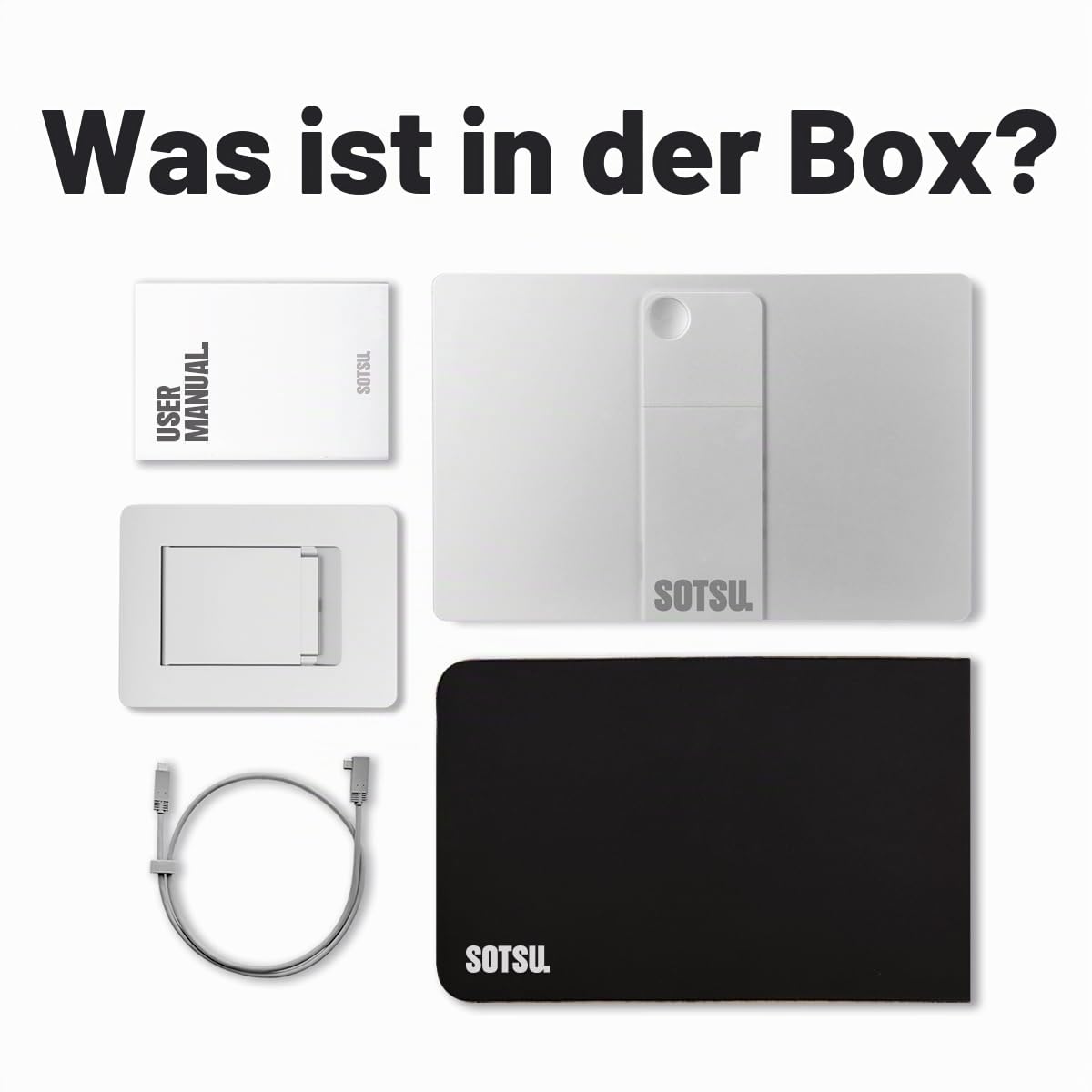 SOTSU FlipAction Elite 16 Zoll Portable Monitor, 4K 3840×2400 Tragbarer Bildschirm für Laptop mit USB-C/Mini-HDMI, 100% DCI-P3, 450 Nits, Extra Display für Laptop/Windows/iPad