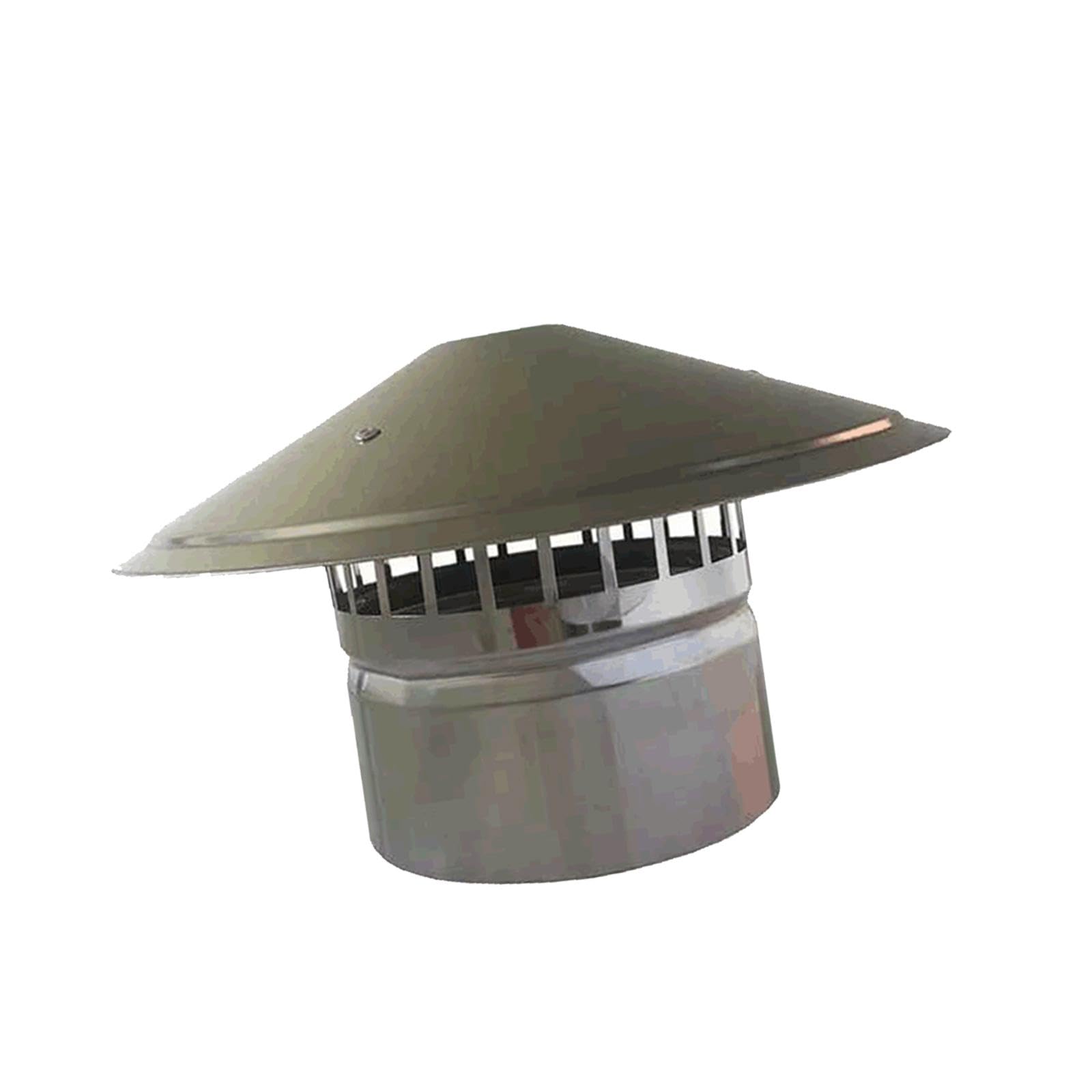 Chimney Cap Protect Roof Vent Cover for Pots Duct Closure Outdoor Out Diameter 200mm | & Pipes Fireplaces Stoves Heating, Cooling Air Home Improvement-image-40