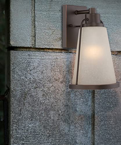 Image of Nuvo Lighting 62 /681 Restoration One Light Outdoor Wall Mount from Tolland Collection in Bronze /Dark Finish