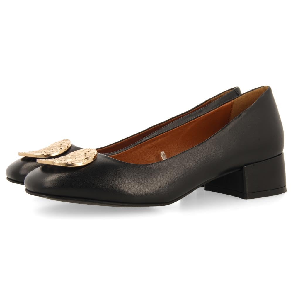 GIOSEPPO Women's Nordrup Platform, Black/White, 7 UK