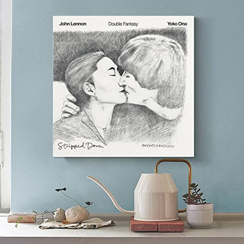 John Lennon – Impression sur toile pour décoration de salon ou de chambre à coucher – 50 x 50 cm - Les Beatles, Paul McCartney, John Lennon, RIngo Starr, George Harrison John Lennon - Impression sur toile pour décoration de salon ou de chambre à coucher - 50 x 50 cm – Image 6