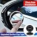 Zyntrytong 2pcs Blind Spot Mirrors for Cars, with 360° Adjustable Suction Cup, No-Glue Installation, Waterproof, Wide Angle Blind Spot Helper for Easy Parking and Safer Driving (Black)