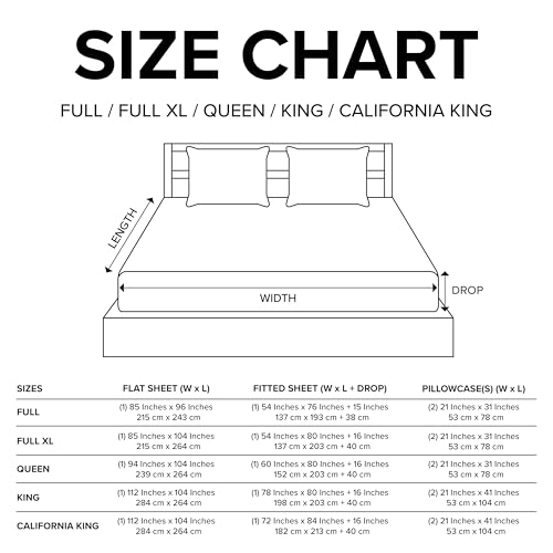 UGG Queen Sheet Set 4-Piece Luxury Cooling Sheets Deep Pockets Premium Bedding with 2 Pillow Shams Hypoallergenic Machine Washable Soft Lightweight Bed Set for Bedroom, Queen, Stone Grey (Hedi) - Image 4