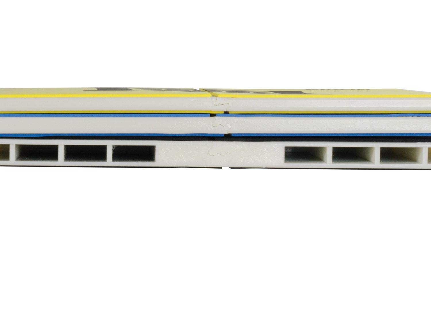 Kwon Bruchtestbrett Kalyeo, wiederverwendbar, 3 Verschiedene Widerstandsgrade, Version 2016 mittel/blau