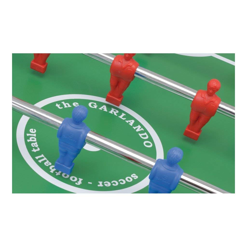 Garlando Calcio Balilla Master Pro Con Aste Rientranti e Gambe Pieghevoli Blu