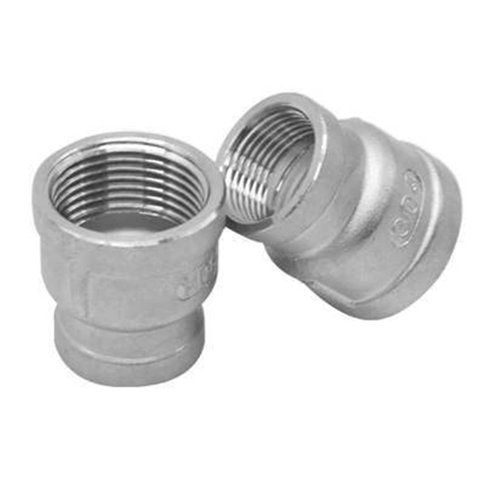 Manguito DN15 a DN10 BSP conector roscado hembra para grifo y riego