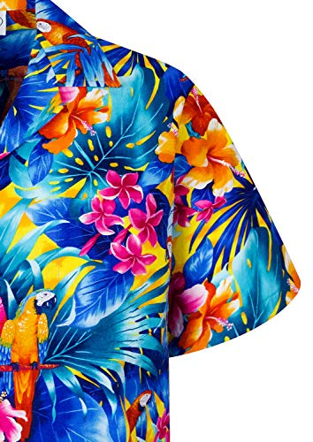 Originario Camicia Hawaiana, Pappagallo, Multi