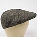 Borges & Scott Dingwall 8 Piece Flat Cap - 100% Handwoven Wool - Harris Tweed - Water Resistant - Woodland - 60cm