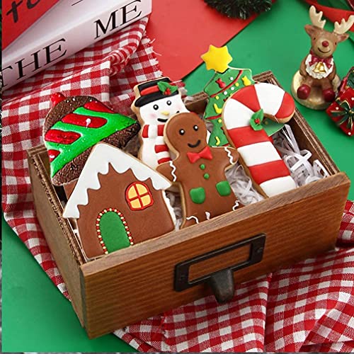 Hibery 15 Pcs Christmas Cookie Cutters, Holiday Cookie Cutters Including Snowman, Gingerbread, Christmas Tree, Snowflake Gingerbread Cookie Cutters Christmas Shapes And More #TOP3