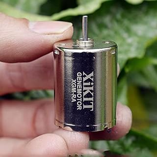 GENEMOTOR Precious Metal Brushed 370 Motor DC 24V-36V 2500RPM Low Speed Micro Current Long Axis Micro Motor Diameter 24.4mm