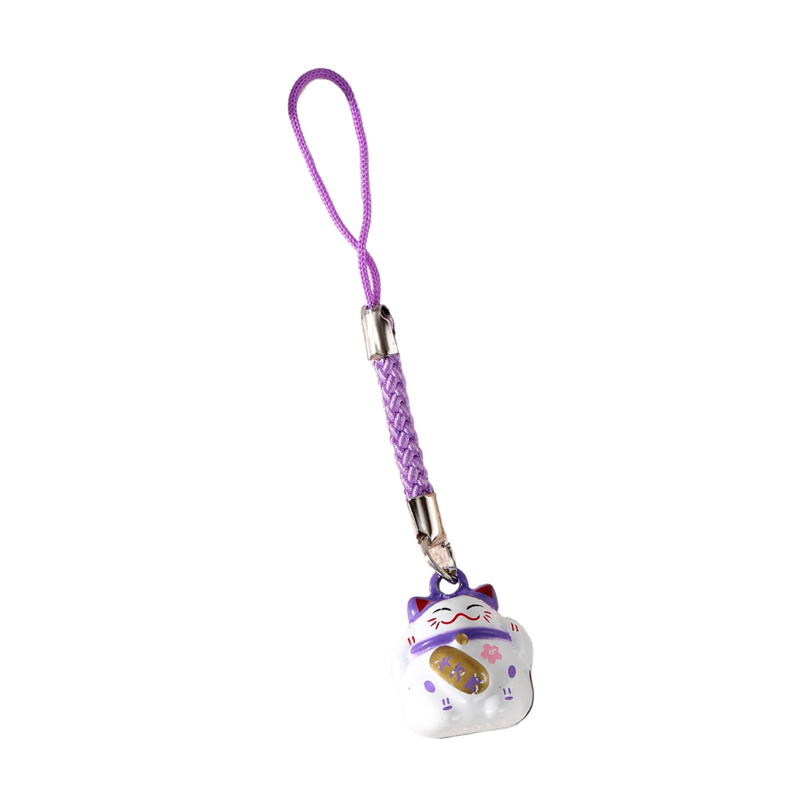 Hinayosan Unisex Purple Assorted Luck Keychain Charm Lovely Pendant Keychains With Bells Phone Accessory For Good Luck And Styles Good Pendant