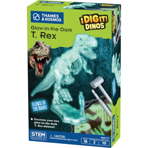 Thames & Kosmos I Dig It Dinos Kit Excavation T. Rex Luminescent