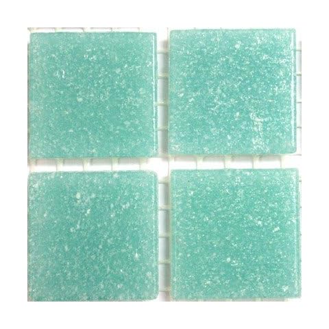 75 Matte Sea Blue Vitreous Glass Mosaic 20mm Tiles A62 Cover