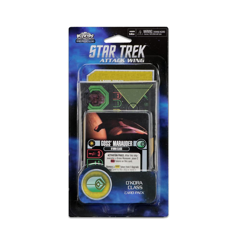 STAR TREK ATTACK WING D`KORA CLASS SHIP CARD PACK - Image 2