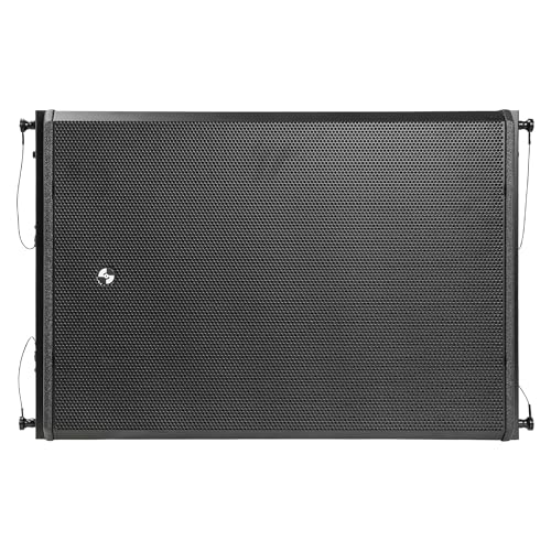 Image of Sound Town ZETHUS-A Series 18 inch 1600W Powered Line Array Subwoofer with Class-D Amplifier, DSP Presets, Birch Plywood, Black (ZETHUS-A18SPW)