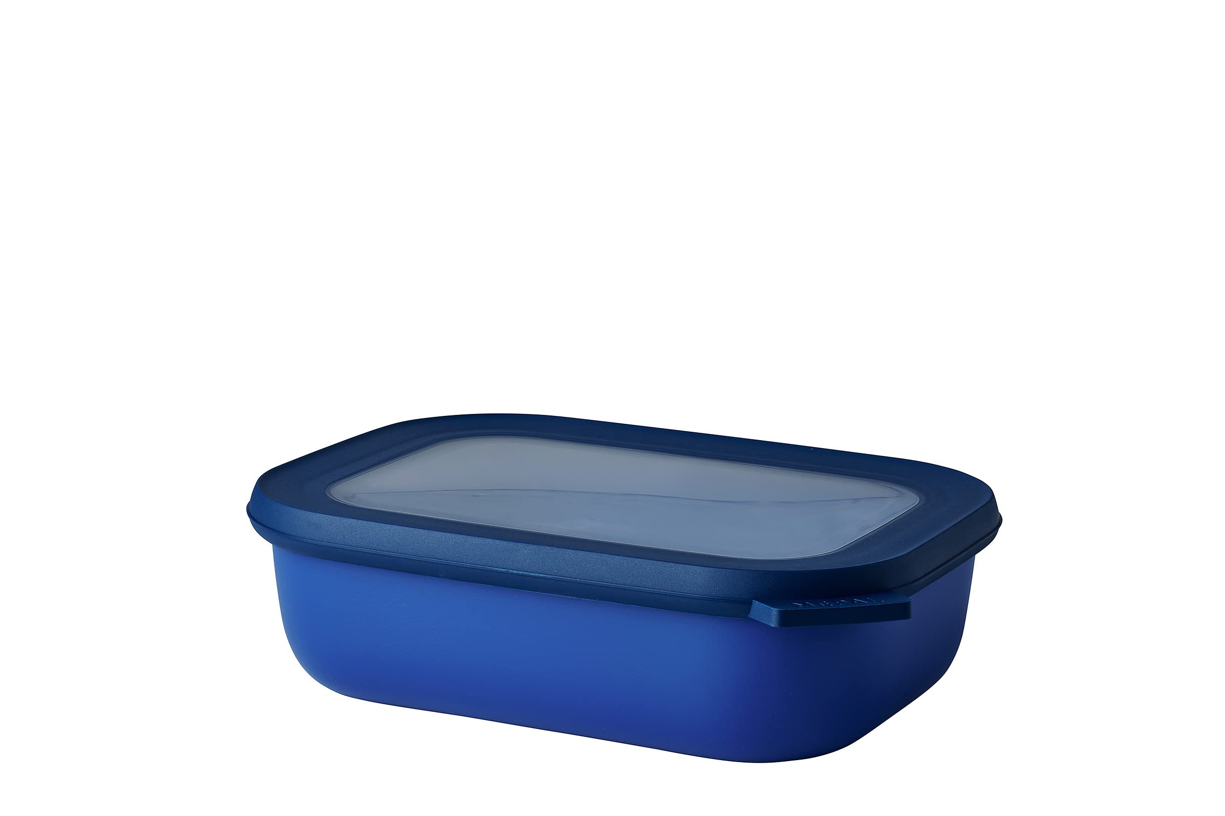 Mepal – Multi Bowl Cirqula Rectangular – Food Storage Container with Lid - Suitable as Airtight Storage Box for the Fridge & Freezer, Microwave Container & Servable Dish – 1000 ml – Vivid blue