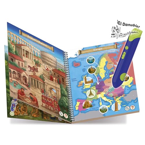 Miniatura 2 de Educa - Educapen Una Vuelta por el Mundo | Juego Educativo para niños +7 años | Cuaderno con Preguntas y Lector electrónico | Niños 7 8 9 años (20323)