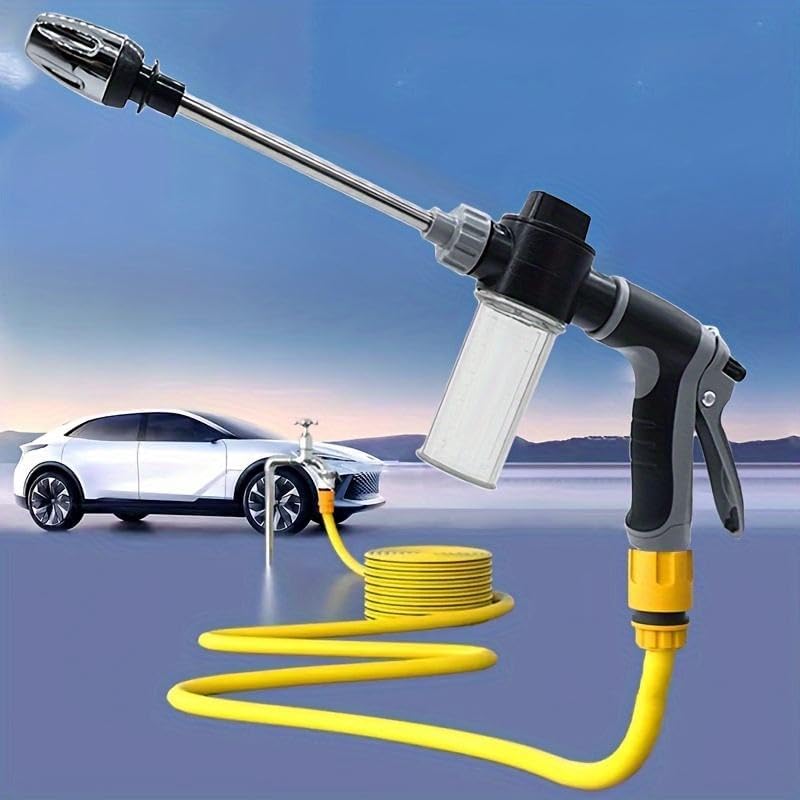 Image of Pressure Washer-Turn Any Hose into a High Pressure Water Cleaning Jet, 2026 New Heavy Duty Garden Hose Nozzle, Multi Function Lawn & Garden Watering Washer with Car Wash Glove