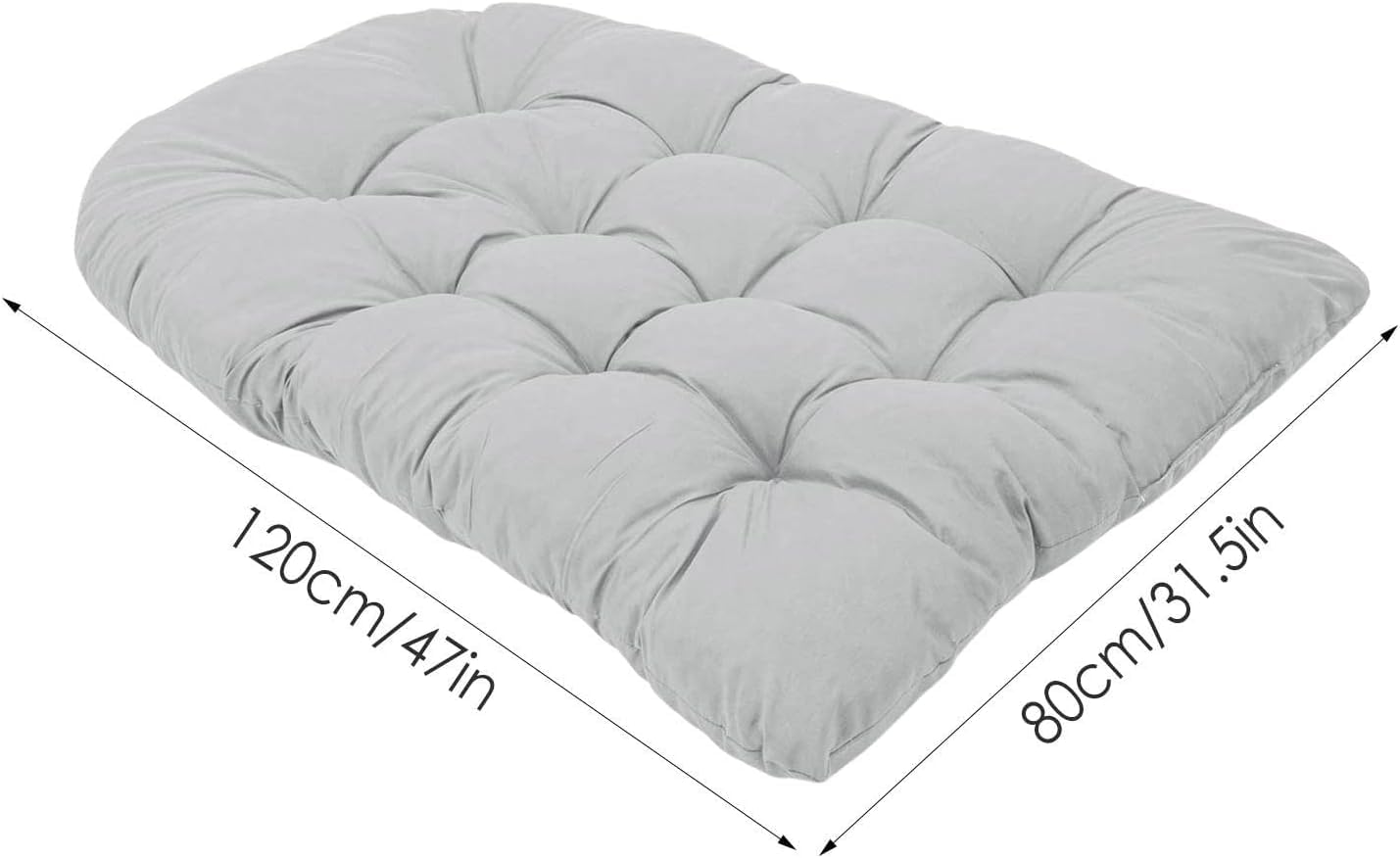 Cojín universal para asiento de repuesto para columpio, cojín para silla colgante, cojín para asiento de repuesto para banco de jardín, cojín para asiento de repuesto, cojín para silla tipo huevo,
