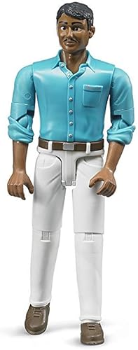 Miniatura 7 de Bruder Hombre, Piel oscura, jeans azul oscuro