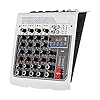 PFDTS Draadloze Professionele 6-kanaals Audio Mixer Draagbare Sound Mixing Console USB MP3 Computer Input 48 V Phantom Power