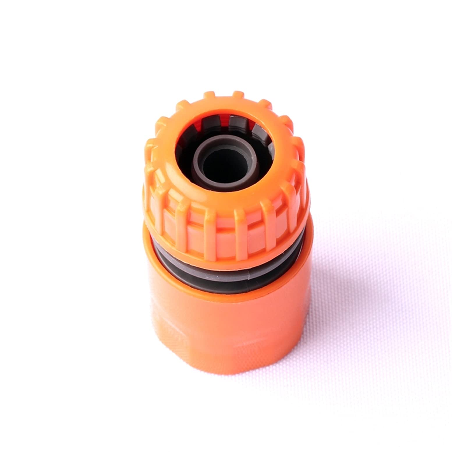 Gota de riego de jardinería 20pcs 1/2 pulgadas Adaptador de manguera de jardín lavado de autos pistola de agua Acoplamiento rápido Pulgar verde Pulgar Naranja Acoplamiento de plástico