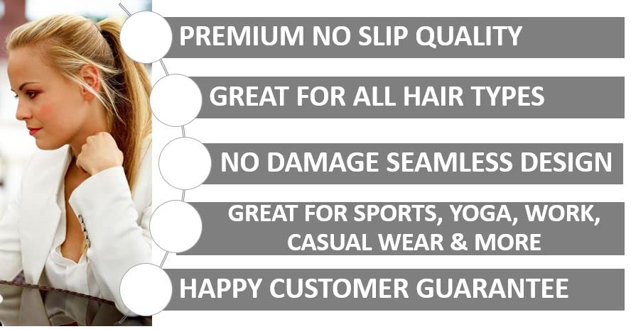 Styla Hair Ties for Thick Hair - Secure Hold & Comfort