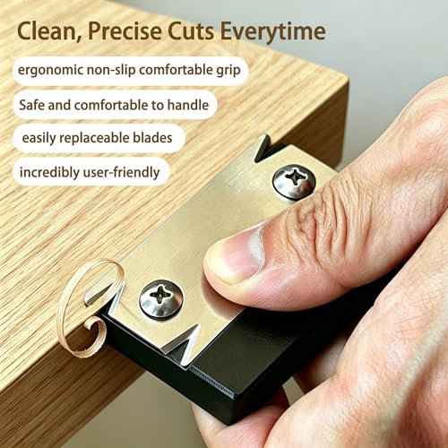 Image of Edge Banding Trimmer, 2026 Update Small Edging Band Trimmer Cutter, Stainless Steel Blade Veneer Edge Trimmer for Wood Working, Durable Edgebanding Tool for Melamine, Wood, Veneer, PVC