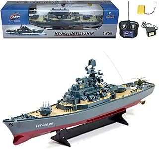 RC Ht Radio Control Rc Battle Warship Boat Cruiser Destroyer, 23-Inch