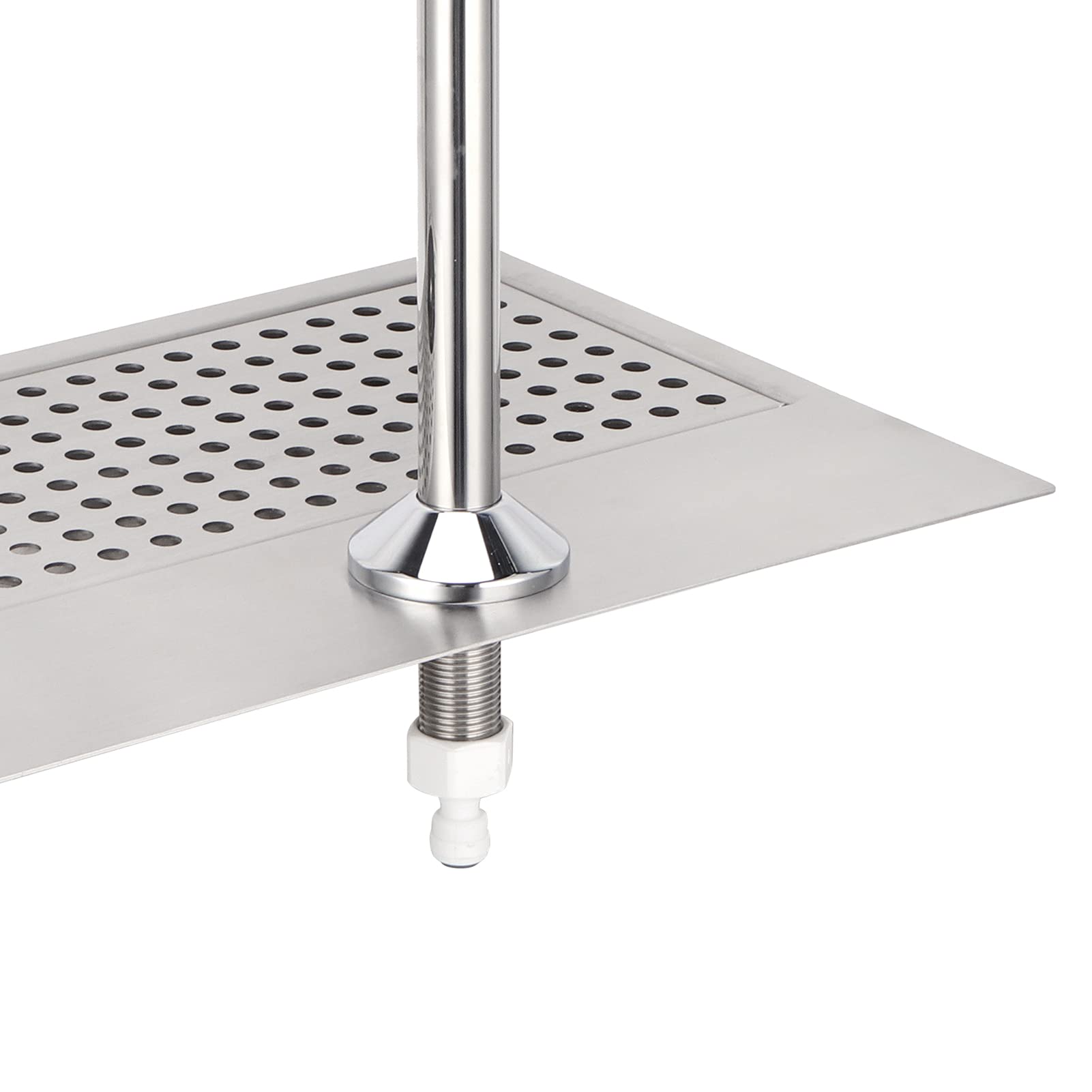 Acouto Enjuiciador de Vidrio de Grifo con Enjuague de Boquilla de ángulo Múltiple, Limpiador de Taza de Acero Inoxidable para Bar, Cafetería, Restaurante, Pub, Hogares, té, Hotel,