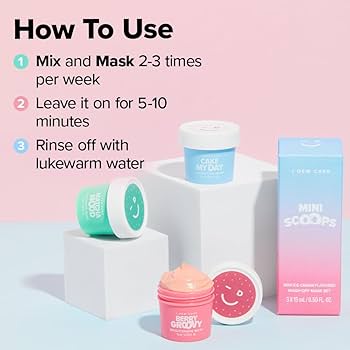 Amazon.com : I DEW CARE Wash Off Face Mask Skincare Gift Set