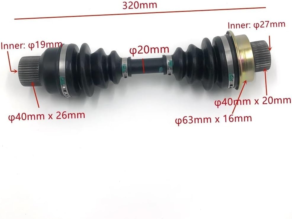 Driving Shaft Differential Intermediate Front Bridge For HS Su Ma 500cc 700cc HS700 HS500 ATV 26310-107-0000