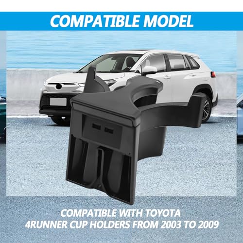 Divisor Insertable para Portavasos Toyota 4Runner 2003-2009 miniatura 7
