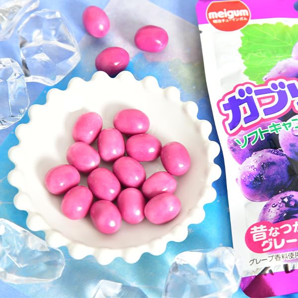 Amazon.com : Senka Japanese Soft Candy Chews Gaburichew Mini Grape