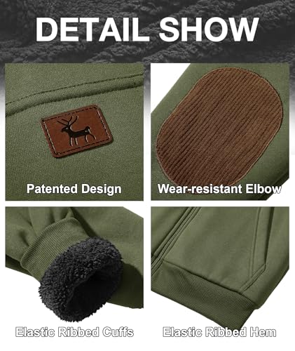 Image of SWISSWELL Unisex Boys Girls Fleece Hoodie Sherpa Lined Jacket Zip Up Hooded Sweatshirt Winter Outerwear for Kids