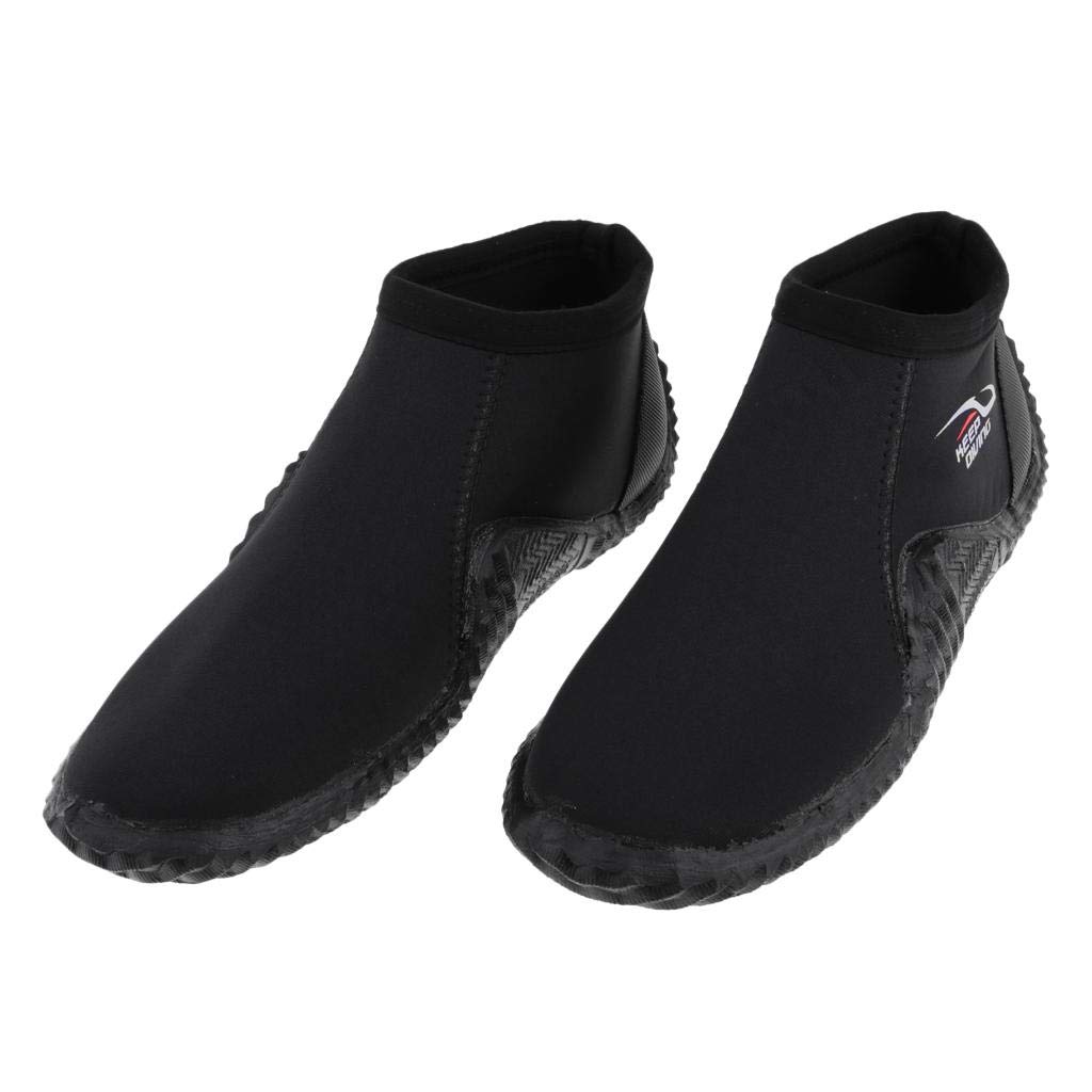 Colcolo Stivali da Sub Acquatici in Gomma Neoprene 7mm, Nero, 2XL