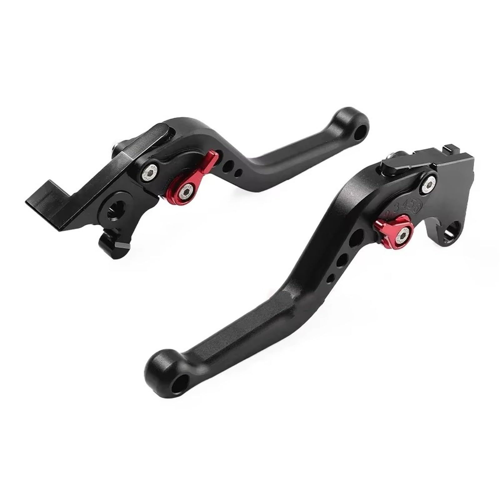 Tingyus Black Motorbike Brake Lever For Xsr125 For Mt125 For Yzf R125 Motorcycle Front Control Handles Lever Short Handle Brake Clutch(Black)
