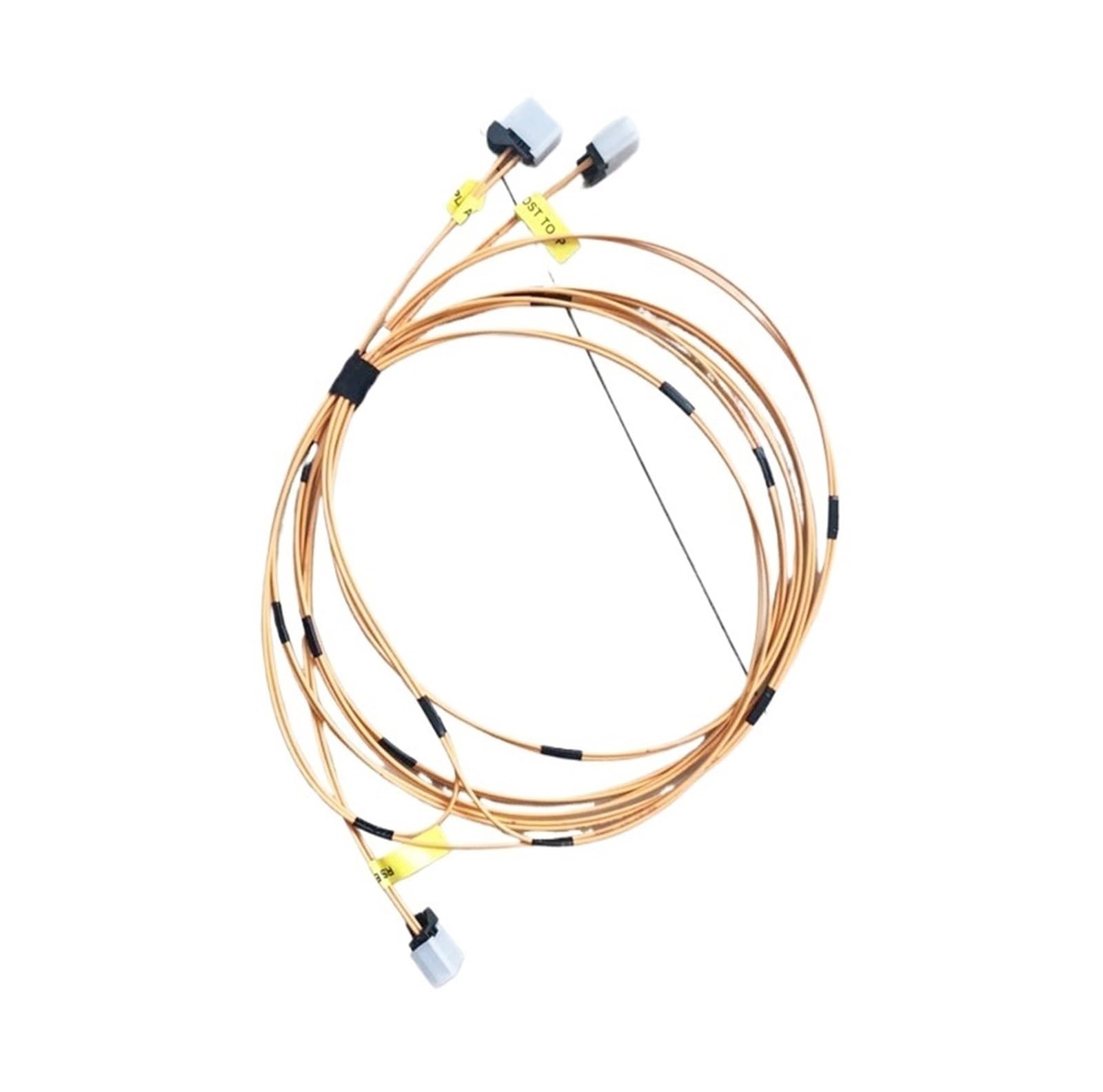 Câble fibre optique instrument virtuel avec double connexion pour amplificateur audio