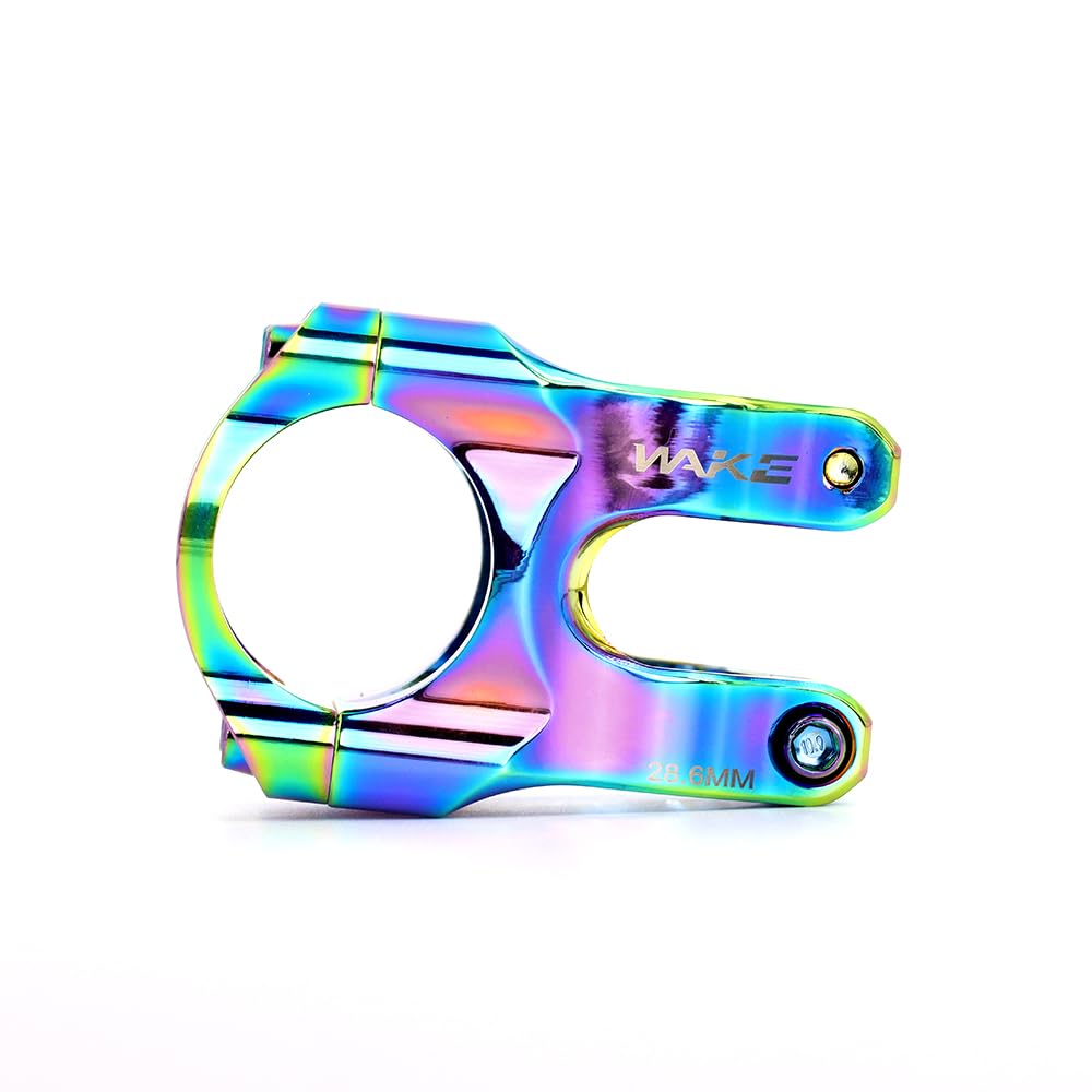 CYSKY 31,8 Attacco Manubrio Bici 35 mm Attacco Manubrio Corto MTB Riser Ultra-Leggero in Lega di Alluminio CNC 35 mm Morsetto Manubrio per Bici da Corsa, Gravel, MTB, DH, BMX, Città