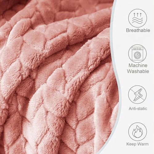 Image of BSB Home Premium Plush Single Blanket | 300 GSM Lightweight Cozy Ultrasoft for Bed, Sofa, Travel & Camping| 228x152 cm |Orange| TC - 220